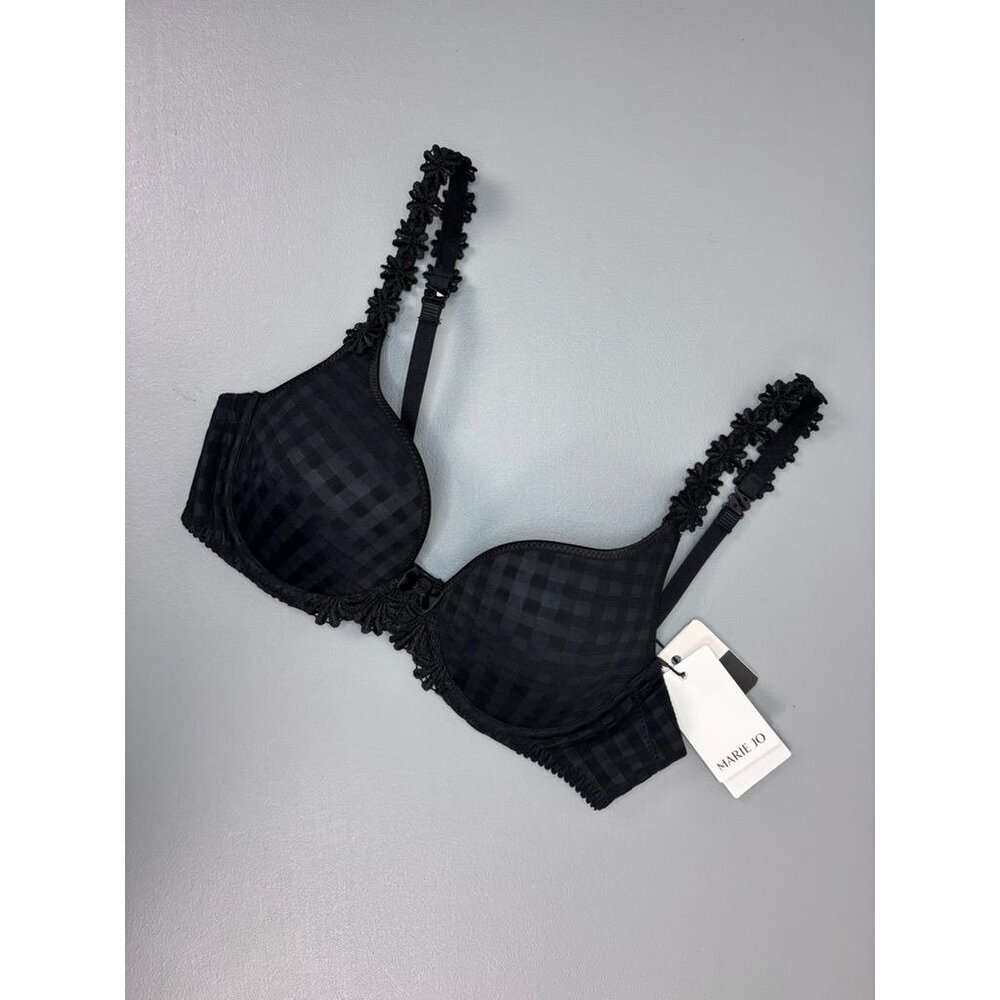 Marie Jo women's 34A black‎ Avero heart shape underwire bra NWT